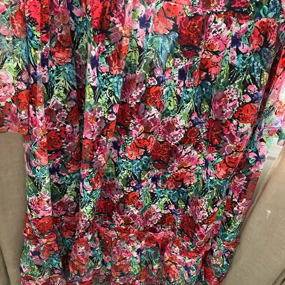 ASOS Curve Midi Dress, Long Sleeve, Frill Detail- Like New- Size 18 - Picture 3 of 3